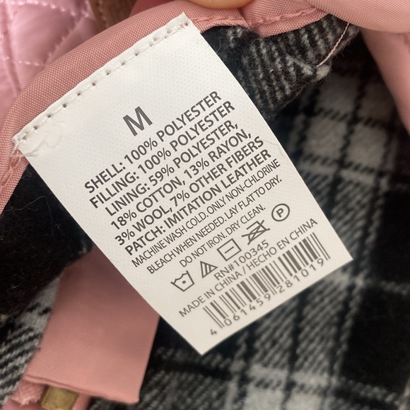 Heart to Tail Zippered Puffy Dog Coat Size M - Picture 5 of 7